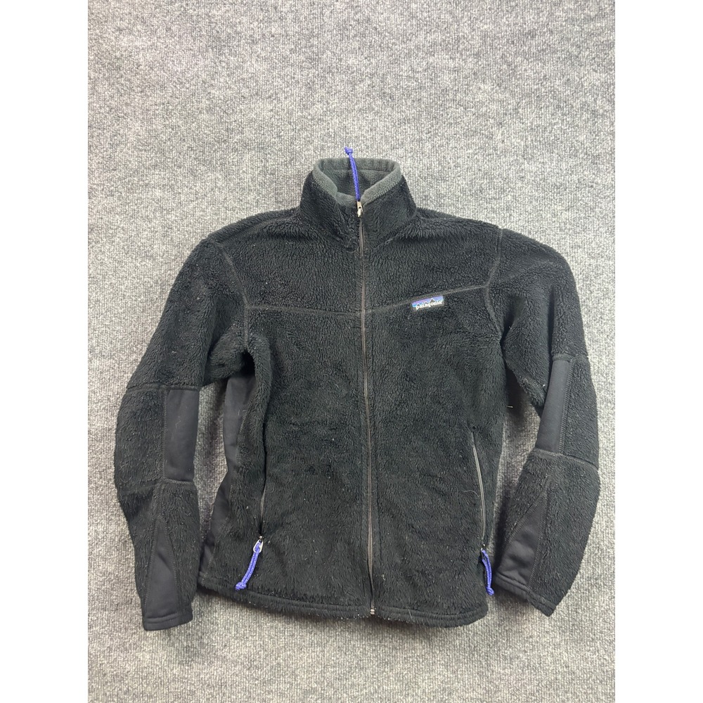 Patagonia R2 Regulator Jacket Womens XS Black Polartec Full Zip Fleece